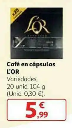 Alcampo Café En Cápsulas Lor oferta