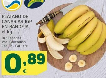 HiperDino Plátano de canarias igp oferta