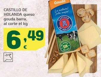 HiperDino Castillo de holanda queso gouda barra oferta