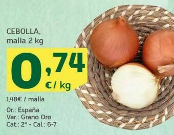 HiperDino Cebolla oferta
