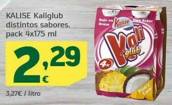 HiperDino Kalise kaliglub distintos sabores oferta