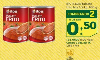 HiperDino Ifa eliges tomate frito oferta