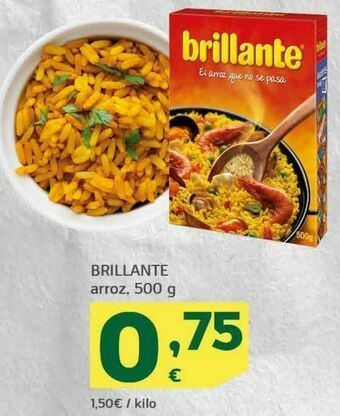 HiperDino Brillante arroz oferta