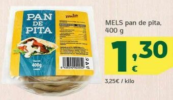 HiperDino Mels pan de pita oferta