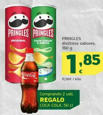 HiperDino Pringles distintos sabores oferta