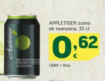 HiperDino Appletiser zumo de manzana oferta