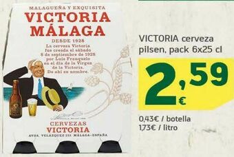 HiperDino Victoria cerveza pilsen oferta