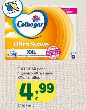 HiperDino Colhogar papel higiénico ultra suave xxl oferta