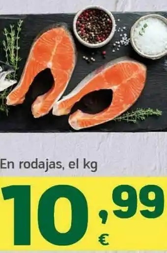 HiperDino Salmón en rodajas oferta