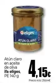 Unide Supermercados Ifa eliges - atun claro en aceite de oliva oferta