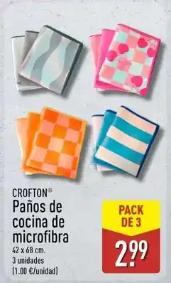 ALDI Crofton - panos de cocina de microfibra oferta
