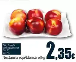 Unide Supermercados Nectarina roja/ blanca oferta