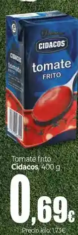 Unide Supermercados Cidacos - tomate frito oferta