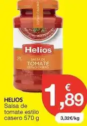 CashDiplo Helios - salsa de tomate estilo casero oferta