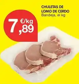 CashDiplo Chuletas de lomo de cerdo oferta