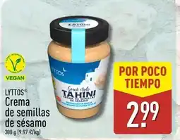 ALDI Lyttos - crema de semillas de sesamo oferta