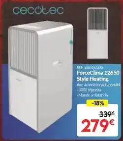 Embargos a lo bestia Cecotec - forceclima 12650 style heating oferta