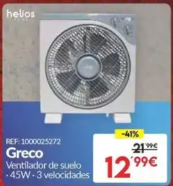 Embargos a lo bestia Helios - greco ventilador de suelo oferta