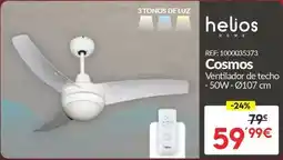 Embargos a lo bestia Helios - cosmos ventilador de techo oferta