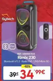 Embargos a lo bestia Sytech - rimix 230 oferta