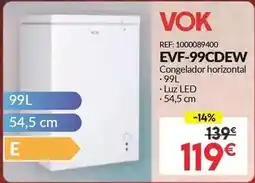 Embargos a lo bestia Vok - congelador horizontal oferta