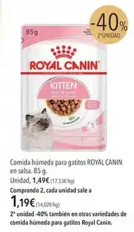 El Corte Inglés Royal canin - comida húmeda para gatitos oferta
