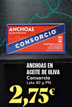 Gadis CONSORCIO Anchoas en aceite de oliva oferta