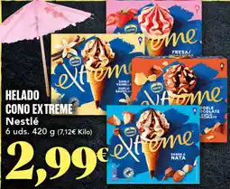Gadis NESTLE Helado cono extreme oferta