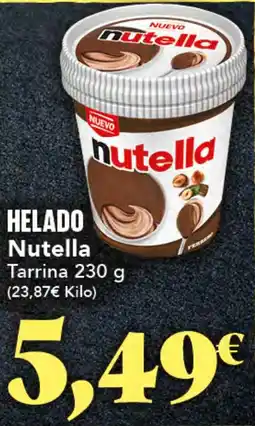Gadis NUTELLA Helado oferta