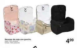 Zeeman Neceser de viaje con gancho oferta