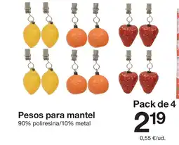 Zeeman Pesos para mantel oferta