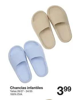 Zeeman Chanclas infantiles oferta