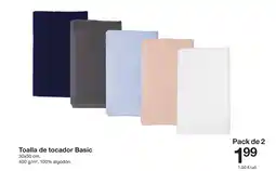 Zeeman Toalla de tocador Basic oferta