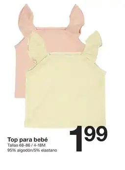 Zeeman Top para bebé oferta
