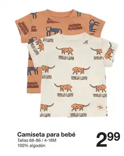 Zeeman Camiseta para bebé oferta