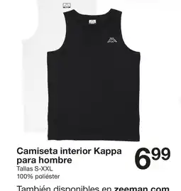 Zeeman Camiseta interior Kappa para hombre oferta