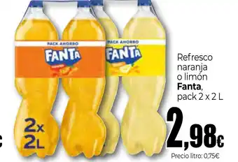 Unide Supermercados FANTA Refresco naranja o limón oferta