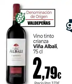 Unide Supermercados VIÑA ALBALI Vino tinto crianza oferta