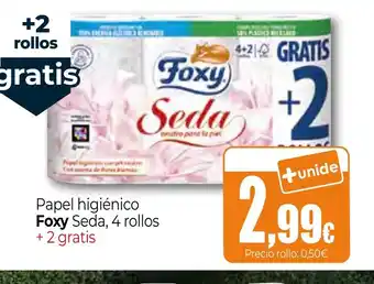Unide Supermercados FOXY Papel higiénico oferta