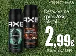 Unide Supermercados AXE Desodorante spray oferta