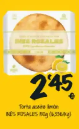 Cash Fresh INĖS ROSALES Torta aceite limón oferta
