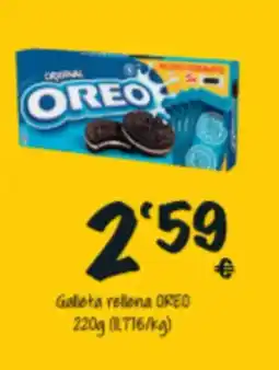 Cash Fresh OREO Galleta rellena oferta