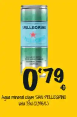 Cash Fresh SAN PELLEGRINO Agua mineral algas oferta