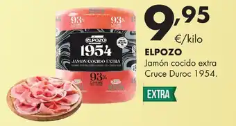 ELPOZO Jamón cocido extra Cruce Duroc 1954
