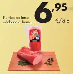 Supermercados Lupa Fiambre de lomo adobado al horno. oferta