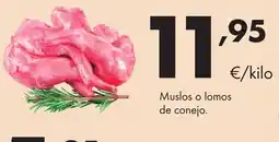 Supermercados Lupa Muslos o lomos de conejo oferta