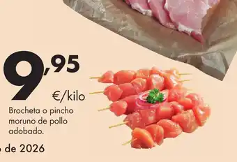 Supermercados Lupa Brocheta o pincho moruno de pollo adobado oferta