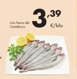 Supermercados Lupa Lirio fresco del Cantábrico oferta