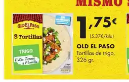 Supermercados Lupa OLD EL PASO Tortillas de trigo oferta