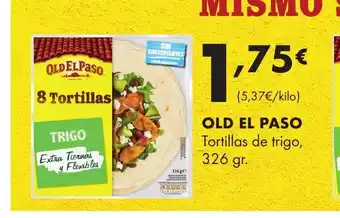 Supermercados Lupa OLD EL PASO Tortillas de trigo oferta